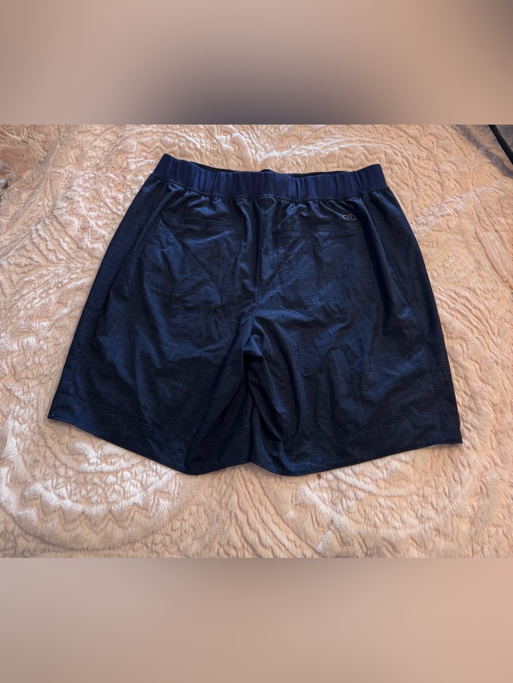 CALIA by Carrie Underwood Navy Athletic Shorts with Elastic Waist - Picture 2 of 3